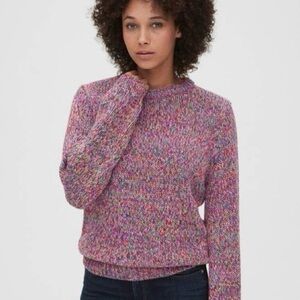 Gap - multi-colored marled sweater
